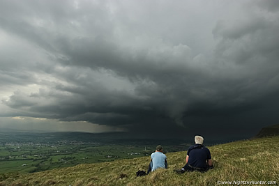 Benbradagh Storm With Constant Thunder - June 1st 2018